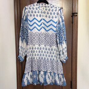 Alicia Bell Voile Flounce Dress